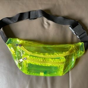 Neon Green Fanny Pack (never worn)